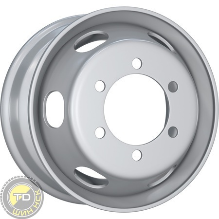 ASTERRO 1711D 17.5x6.75 6x205 ET122 CB161 Silver  2000 кг