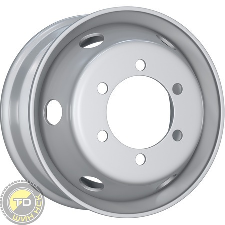ASTERRO 1702A 17.5x6 6x205 ET115 CB161 Silver  2000 кг